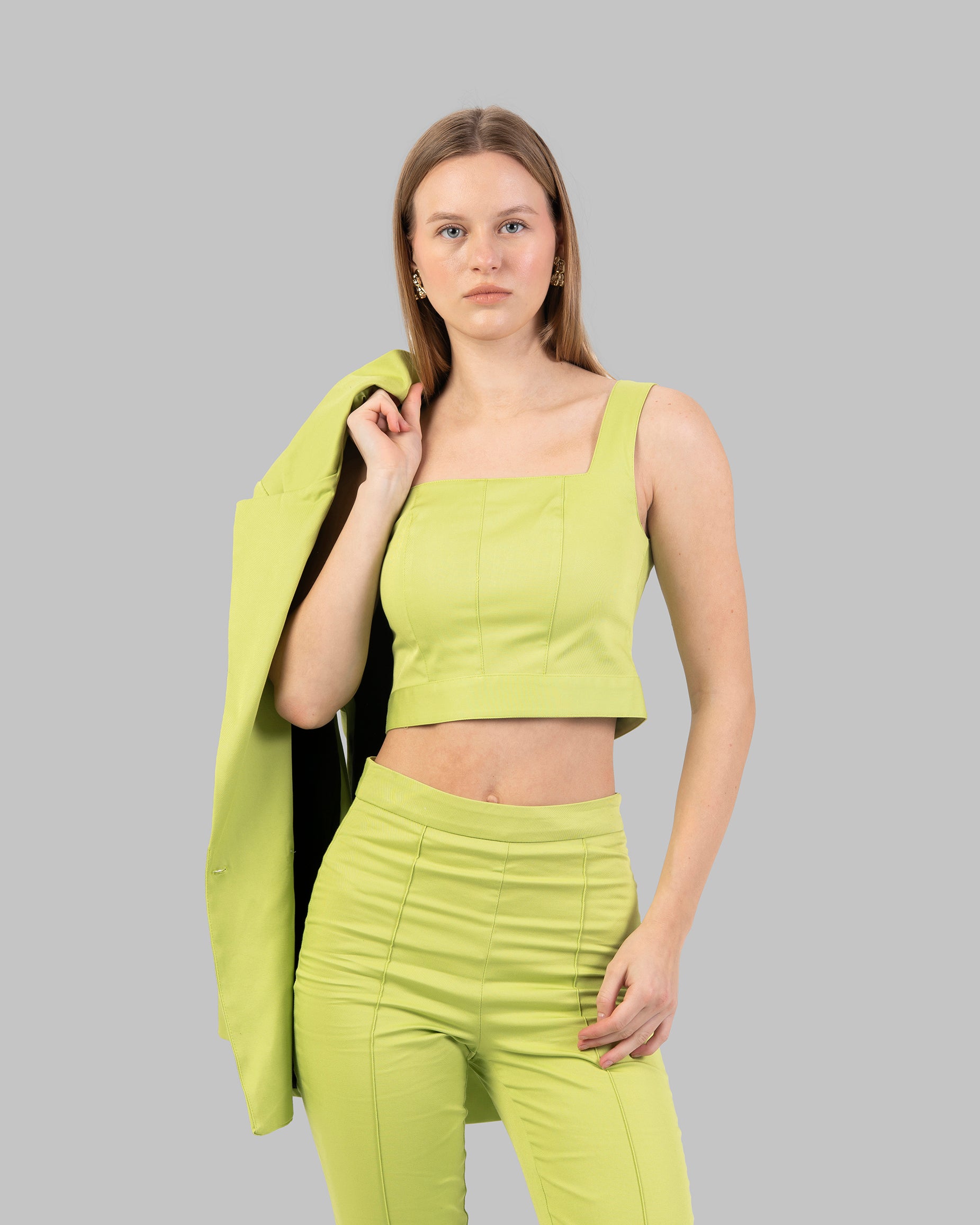 Oversized Double-Breasted jacket.