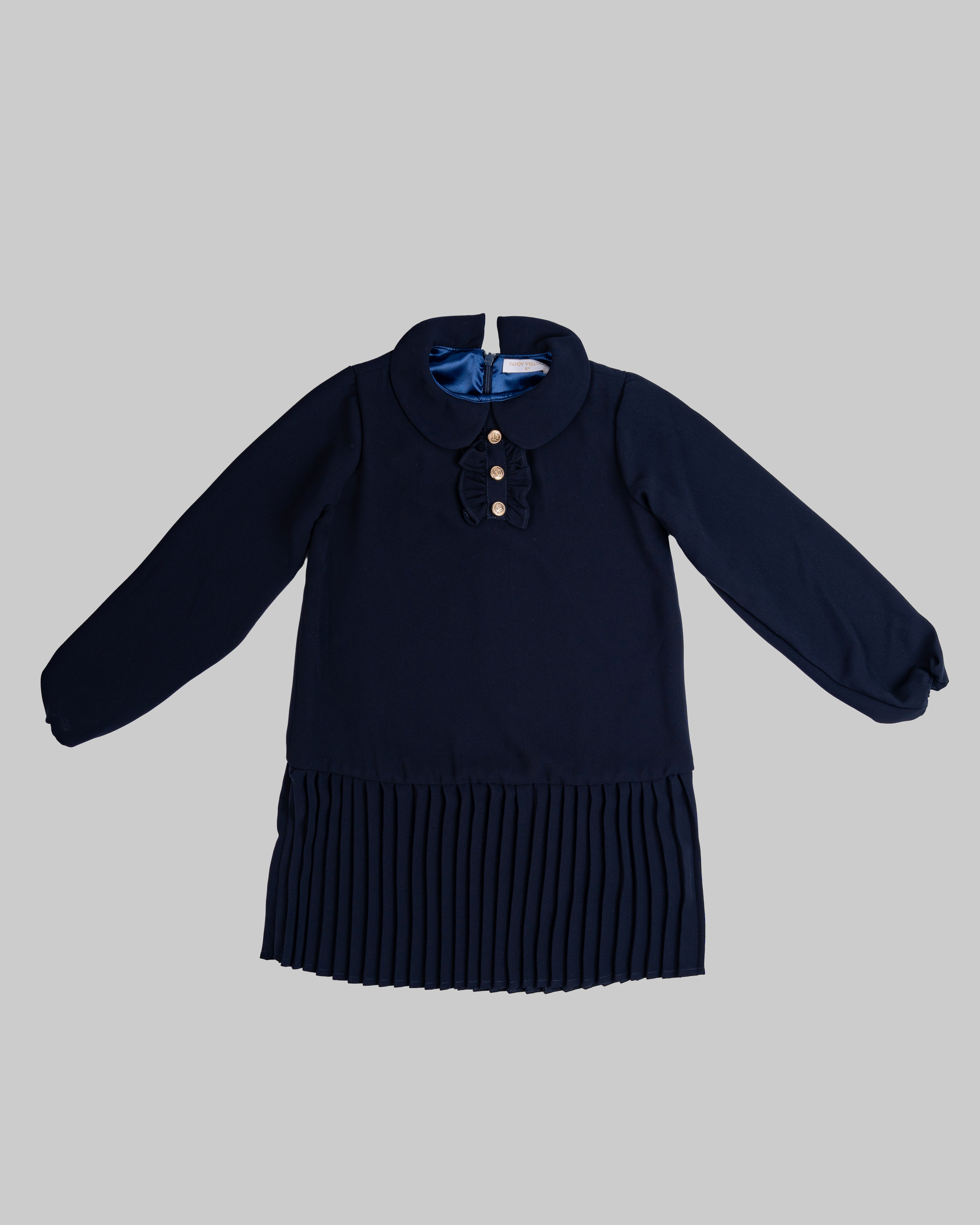 A-line Dress with front buttons.