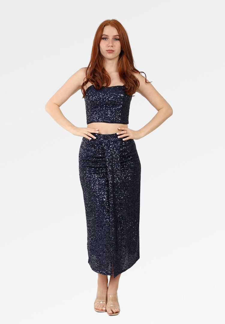 SEQUIN CROP TOP