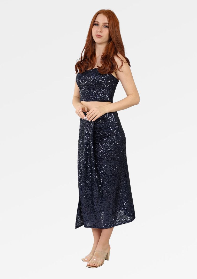 SEQUIN CROP TOP