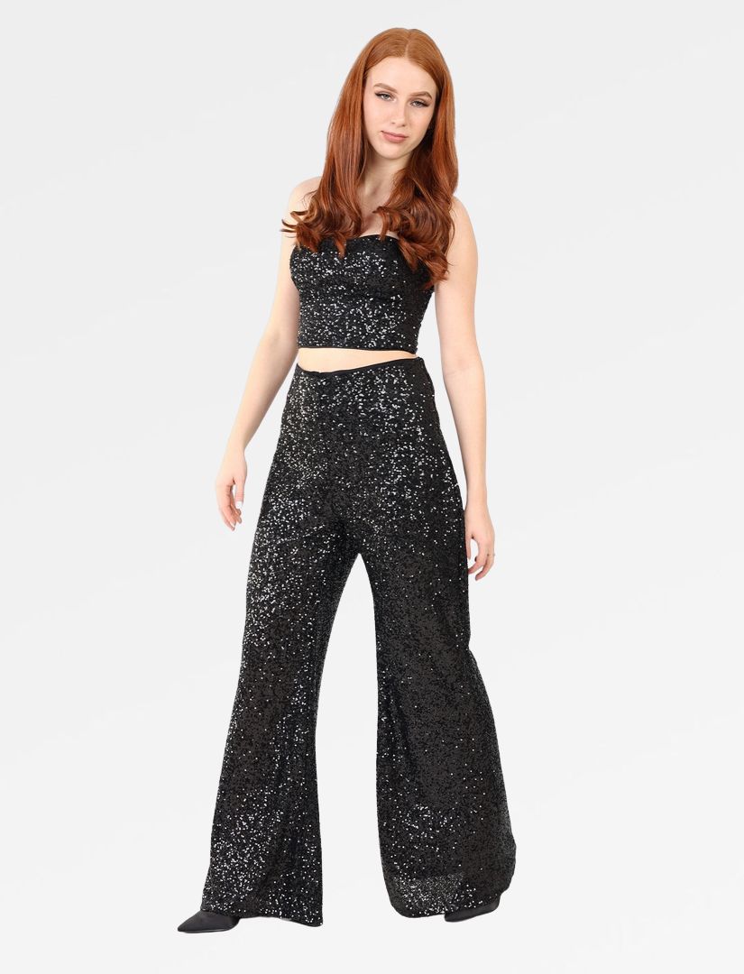 SEQUIN CROP TOP