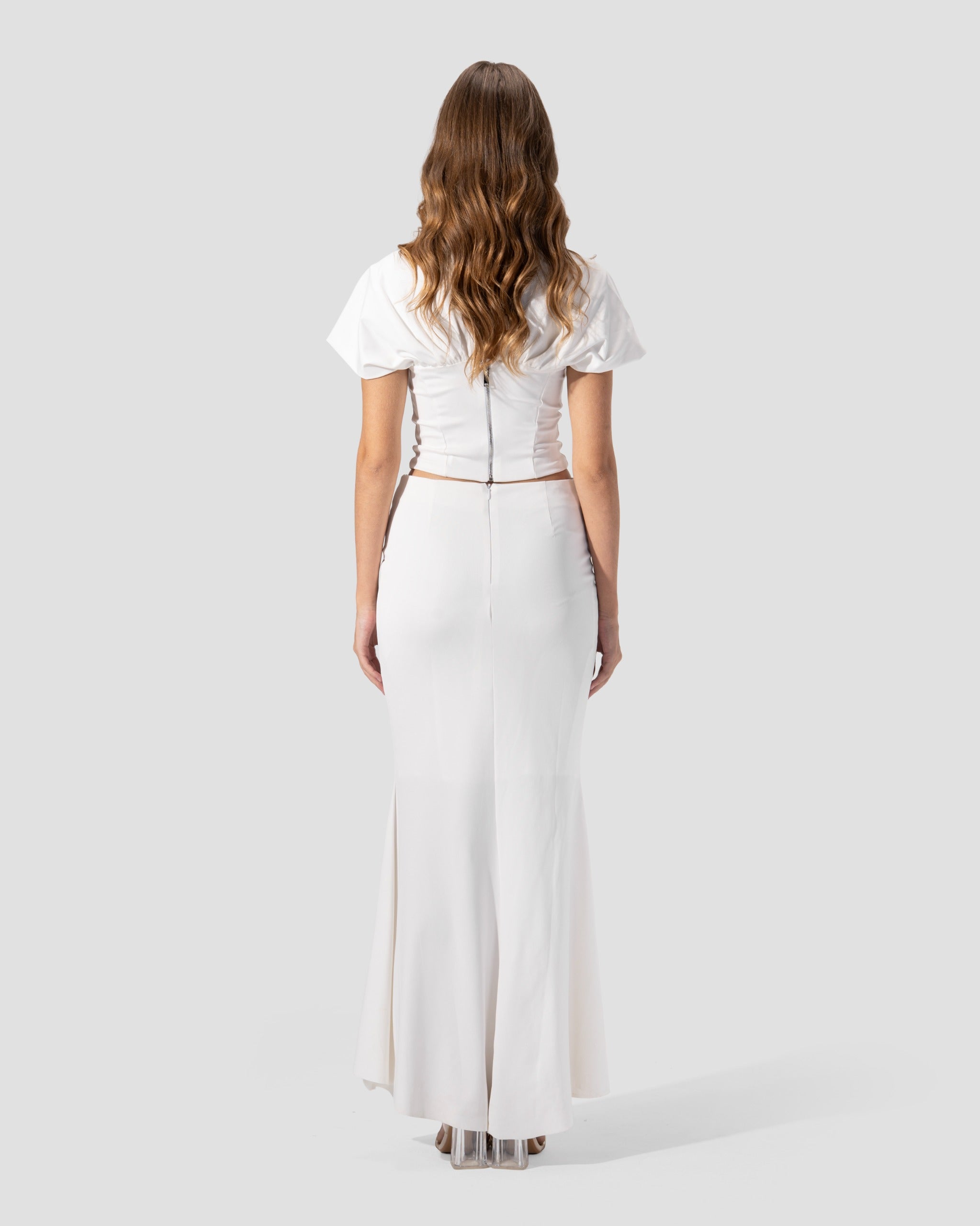 SKIRT HIGH-WAIST WITH ELESTICATED INNER
