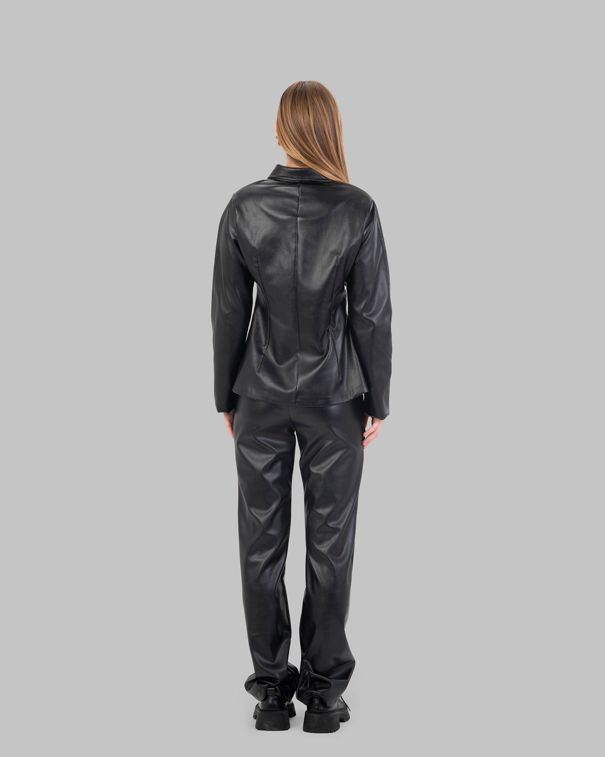 Leather Flared Pants