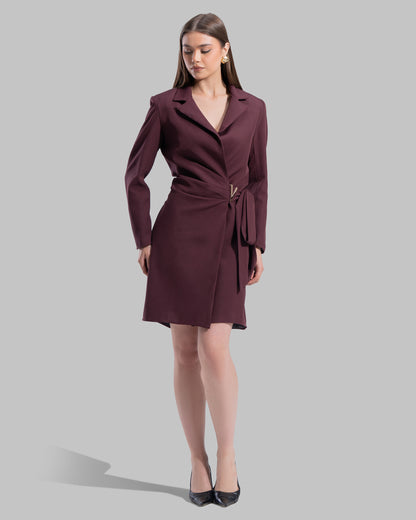 Belted Blazer Dress