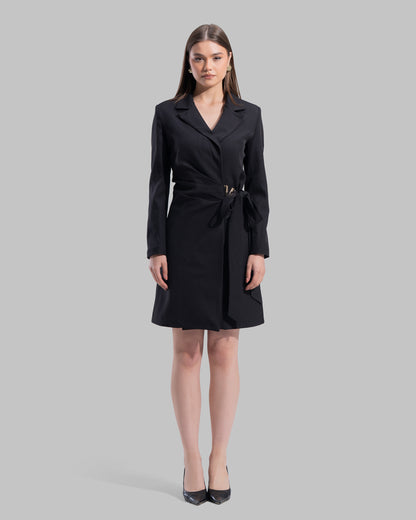 Belted Blazer Dress