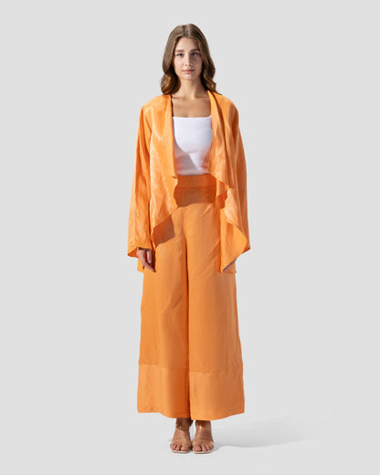 HIGH-WAIST PANTS WITH  ELESTICATED INNER