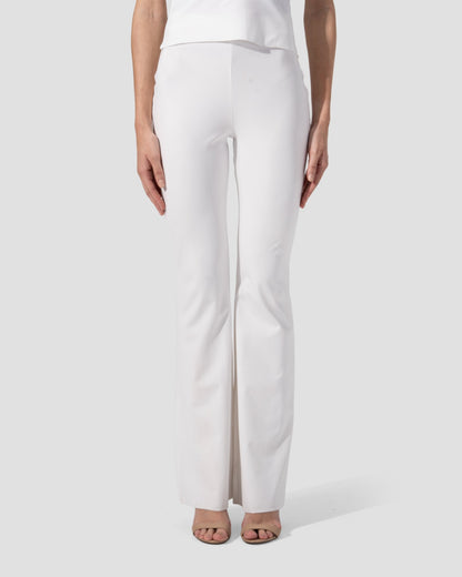 FLARED TROUSERS HIGH-WAIST WITH  ELESTICATED INNER